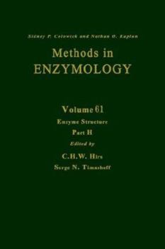 Hardcover Enzyme Structure, Part H: Volume 61 Book