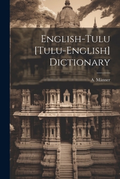 Paperback English-tulu [tulu-english] Dictionary Book