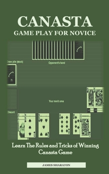 Paperback Canasta Game Play for Novice: Learn The Rules and Tricks of Winning Canasta Game Book