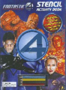 Board book Fantastic 4 Stencil Activity Book: With Stickers Book