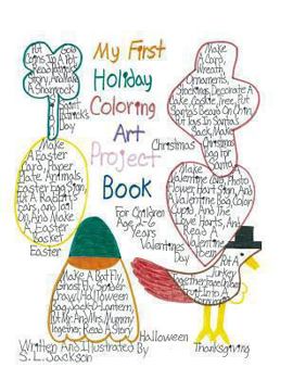 Paperback My First Holiday Coloring Art Project Book: For Children 2-6 Years Book