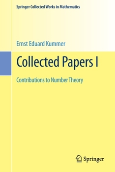 Paperback Collected Papers I: Contributions to Number Theory [German] Book
