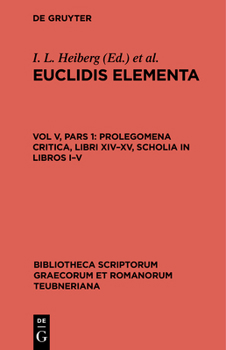 Hardcover Prolegomena Critica, Libri XIV-XV, Scholia in Libros I-V [Latin] Book