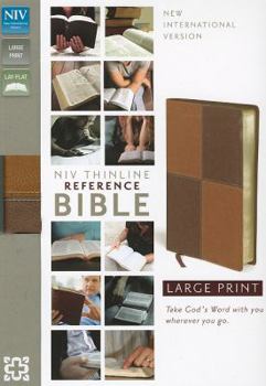 Imitation Leather Thinline Reference Bible-NIV-Large Print [Large Print] Book