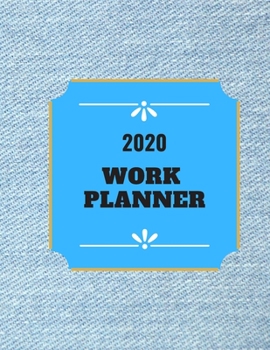 Paperback 2020 Work Planner: Large size 8.5 x11 in @ 258 pages Book
