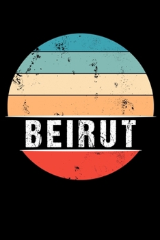 Paperback Beirut: 100 Pages 6 'x 9' - Dot Grid Paper Journal Manuscript - Planner - Scratchbook - Diary Book