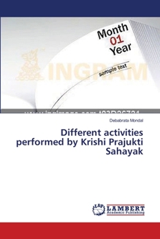 Paperback Different activities performed by Krishi Prajukti Sahayak Book