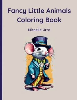Paperback Fancy Little Animals Coloring Book