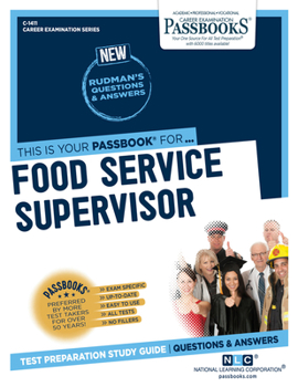 Paperback Food Service Supervisor (C-1411): Passbooks Study Guide Volume 1411 Book