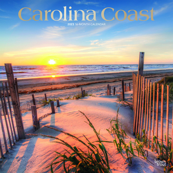 Calendar Carolina Coast 2023 Square Foil Book