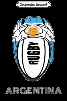 Paperback Composition Notebook: Argentina Rugby Jersey 2019 Fans Kit Argentinian Supporter Journal/Notebook Blank Lined Ruled 6x9 100 Pages Book