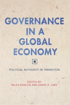 Hardcover Governance in a Global Economy: Political Authority in Transition Book