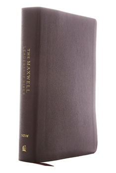 Bonded Leather Niv, Maxwell Leadership Bible, 3rd Edition, Premium Bonded Leather, Burgundy, Comfort Print Book