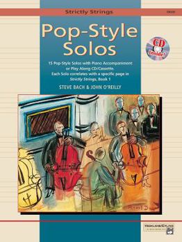 Paperback Strictly Strings Pop-Style Solos: Cello, Book & CD Book