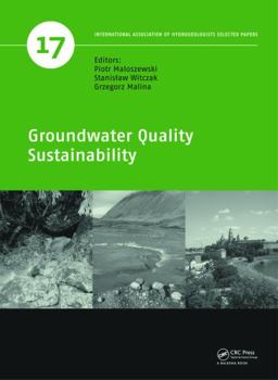 Hardcover Groundwater Quality Sustainability Book