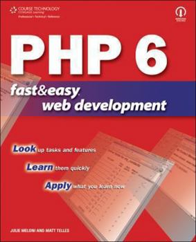 Paperback PHP 6 Fast & Easy Web Development Book