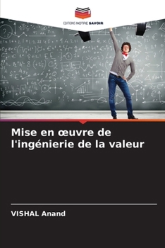 Paperback Mise en oeuvre de l'ingénierie de la valeur [French] Book