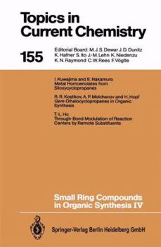 Paperback Small Ring Compounds in Organic Synthesis IV Book