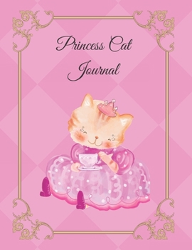 Paperback Princess Cat Journal: Live Life Like A Princess Book