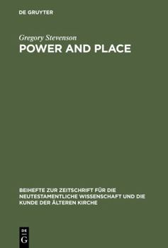Hardcover Power and Place Book