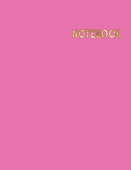 Paperback Notebook : Classic Notebook - Large (8. 5 X 11 Inches) -: 100 Pages - GOLDEN Writing Book