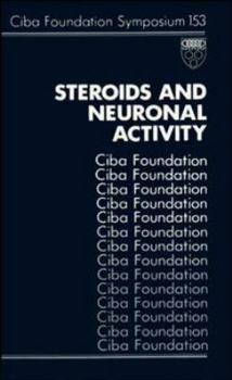 Hardcover Steroids and Neuronal Activity - No. 153 Book