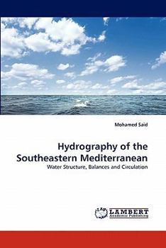 Paperback Hydrography of the Southeastern Mediterranean Book