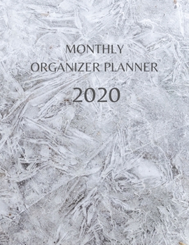 Monthly Organizer Planner: 2020 Year At A Glance Calendar and Organizer