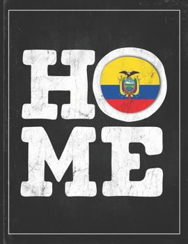 Home: Ecuador Flag Planner for Ecuadorian Coworker Friend from Quito  Lightly Lined Pages Daily Journal Diary Notepad