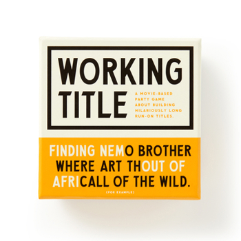 Board Game Working Title Game Book