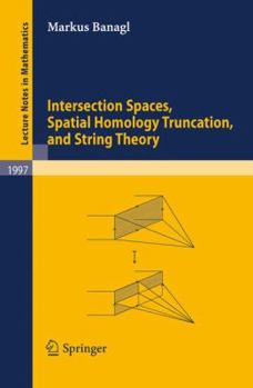 Paperback Intersection Spaces, Spatial Homology Truncation, and String Theory Book