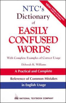 Paperback NTC's Dictionary of Easily Confused Words Book