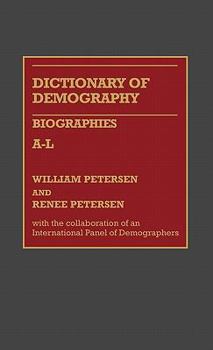 Hardcover Dictionary of Demographies/Biographies A-L Book
