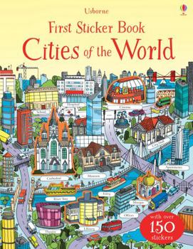 Paperback First Sticker Book Cities of the World (First Sticker Books) Book