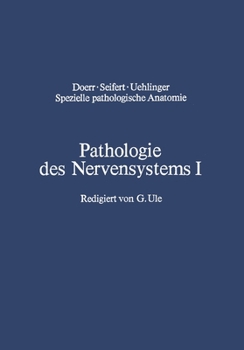 Paperback Pathologie Des Nervensystems I: Durchblutungsstörungen Und Gefäßerkrankungen Des Zentralnervensystems [German] Book