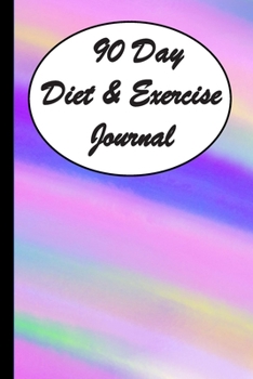 Paperback 90 Day Diet & Exercise Journal Book