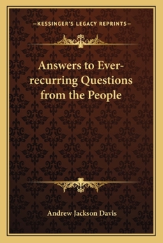 Paperback Answers to Ever-recurring Questions from the People Book