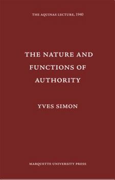 Hardcover Nature & Functions of Authority Book