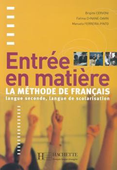 Hardcover Entree En Matiere Livre de L'Eleve [French] Book