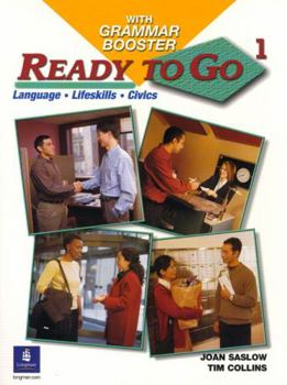 Paperback Ready to Go 1 with Grammar Booster [With CD (Audio)] Book