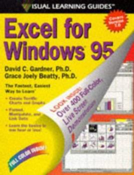 Paperback Excel for Windows 95: The Visual Learning Guide Book