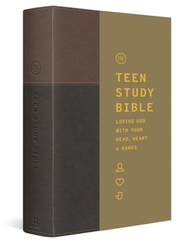 Imitation Leather ESV Teen Study Bible (Trutone, Slate/Umber) Book