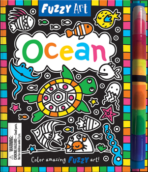 Hardcover Fuzzy Art Ocean Book