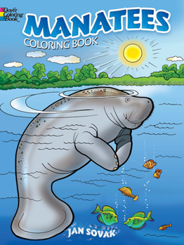 Paperback Manatees Coloring Book