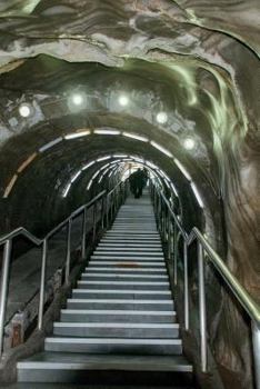 Paperback Interior of Salt Mine in Turda Romania Journal: 150 page lined notebook/diary Book