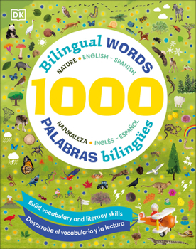 Hardcover 1000 Bilingual Words Nature English-Spanish Book