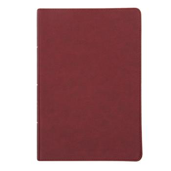 Imitation Leather NASB Giant Print Reference Bible, Burgundy Leathertouch, Indexed Book