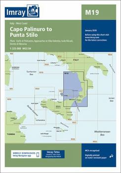 Imray Chart M19: Capo Palinuro to Punta Stilo (M Charts)