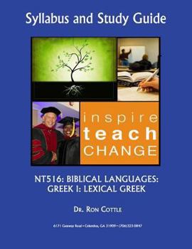 Paperback Nt516: Biblical Languages: Greek I: Lexical Greek Book