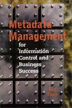 Hardcover Metadata Management for Information Con Book